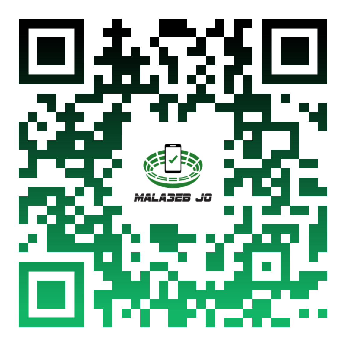 رمز QR لتطبيق ملاعب جو